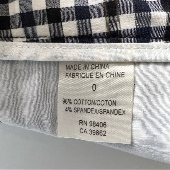 Theory Bennie Tailored Gingham Short | 0 - Picture 5 of 7